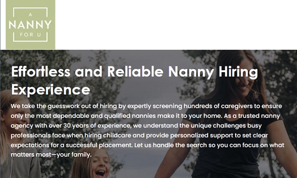  Nanny Agencies